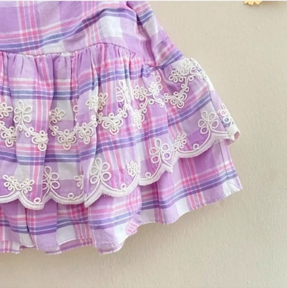 **SOLD** LOVESHACKFANCY Como Skirt NWD - Lavender/Pink - Size 8 - Picture 12 of 16